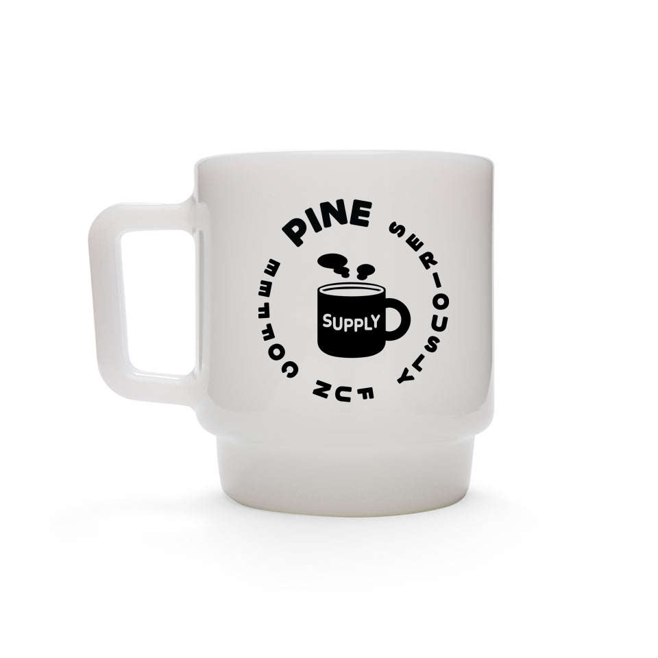 Olde Milk Glass Mug